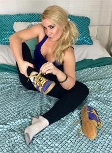 www.xsiteability.com - Caught Staring At Whitney's Sweat Soaked Sneakers - Photos thumbnail